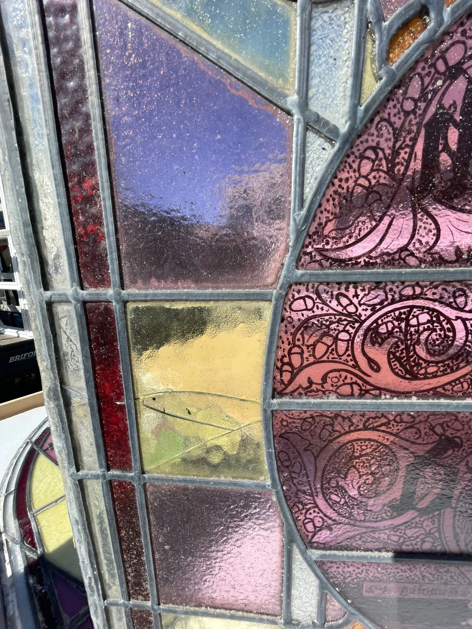 Fidelity Stained Glass Leadlight Window Wesley Methodist Church, Edgeware Road, Christchurch.jpeg