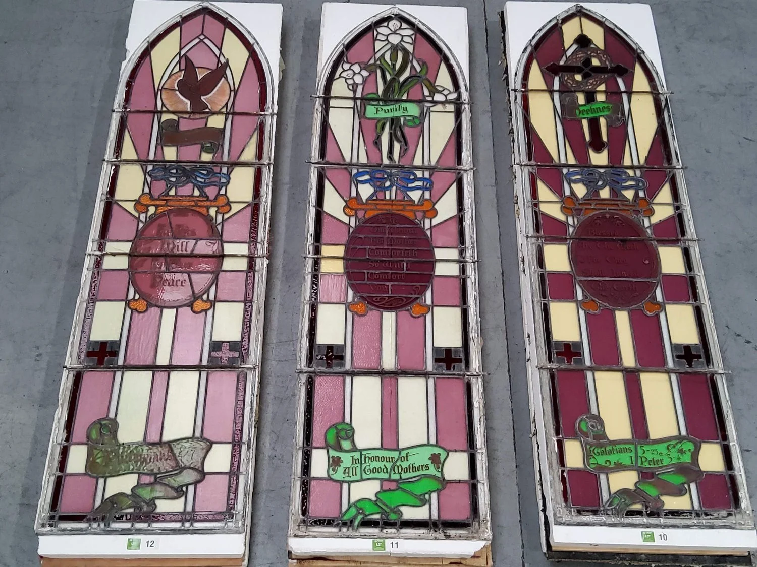 Stained Glass Leadlight Windows Wesley Methodist Church, Edgeware Road, Christchurch.jpg