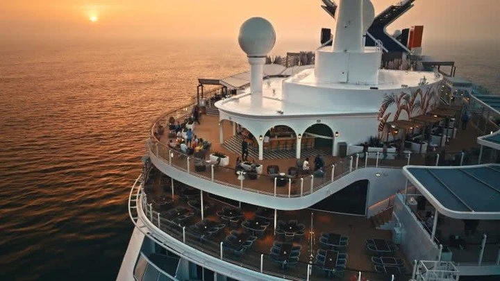 Golden hour hits differently at the Sunset Bar on Celebrity Beyond. Ocean views, handcrafted cocktails, and a front‑row seat to nature&rsquo;s nightly show. 🍹🌊

Contact me to plan your Celebrity sailing.
#celebritybeyond #bookcelebritycruises #noth