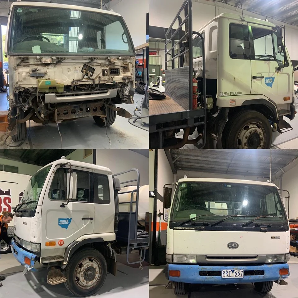 BEFORE RUST REPAIRS AND TIDY UP