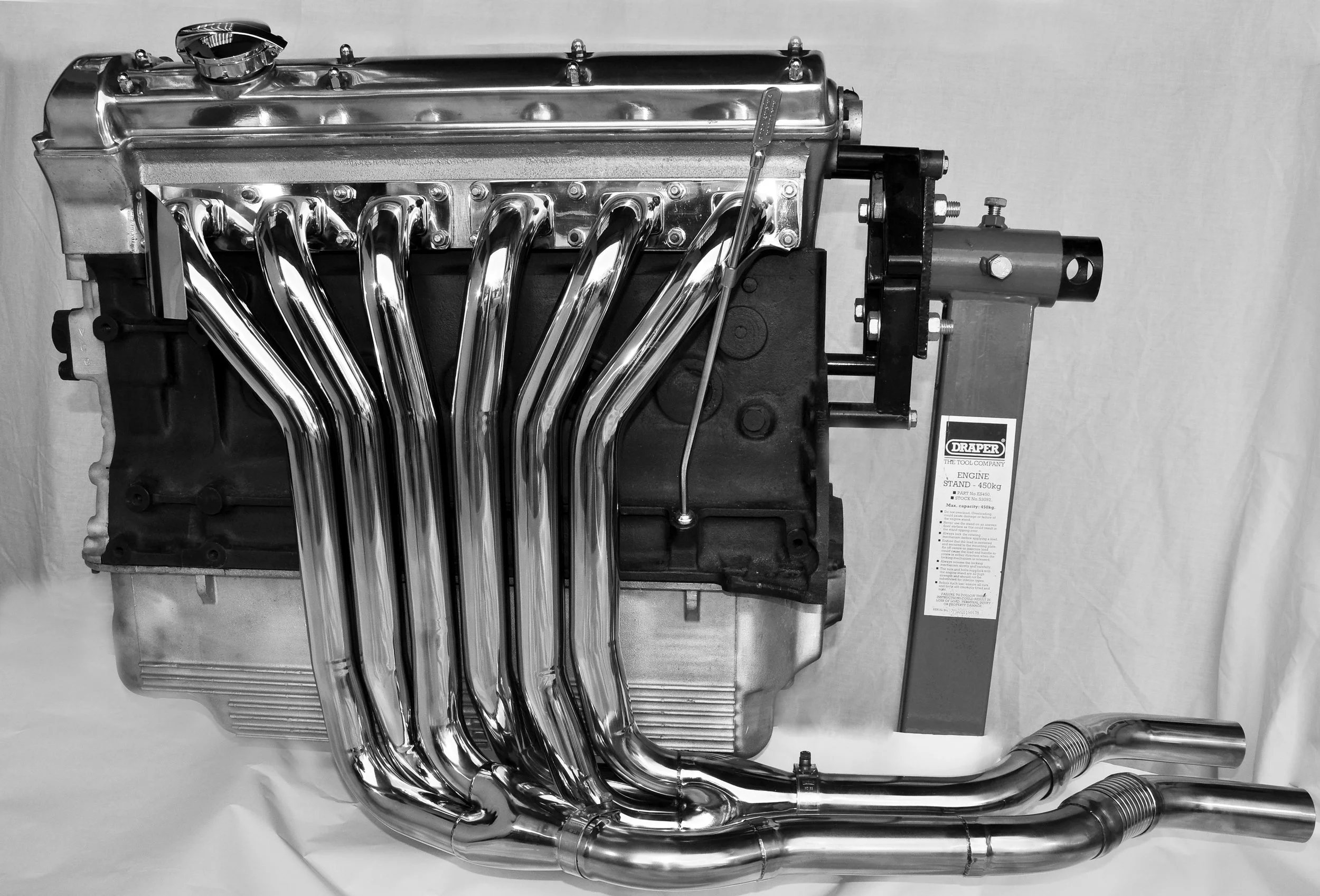 Classicfabs six-branch E-Type manifold
