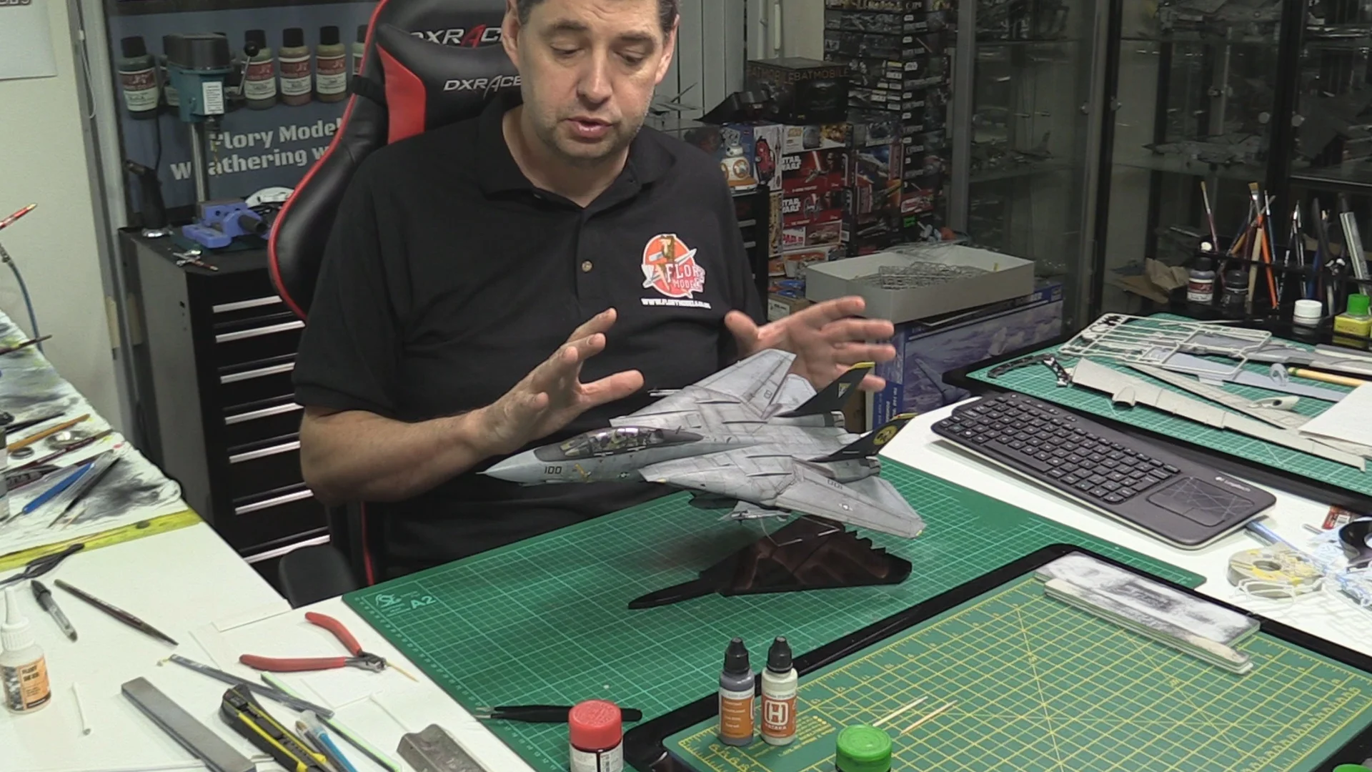 Final part of the Tamiya 1/48 F-14D Tomcat Video Build