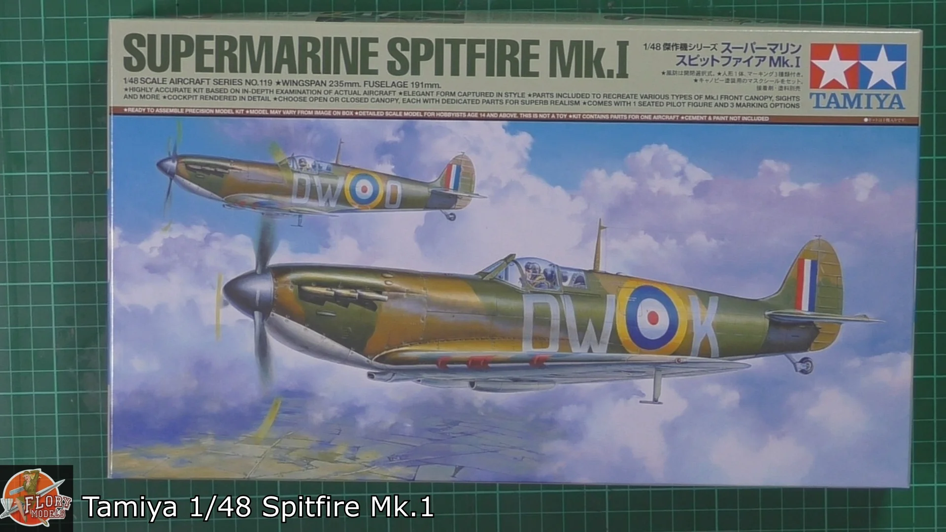 Tamiya 148 Spitfire Mk1 review