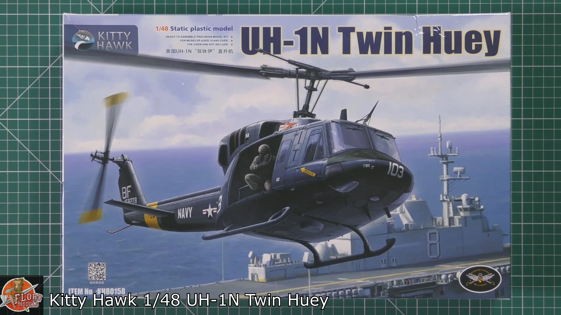 Kitty Hawk 1/48 UH-1N Twin Huey Review
