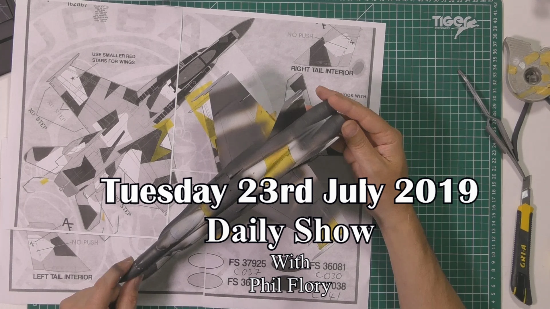 Daily show Tuesday 23rd July 2019