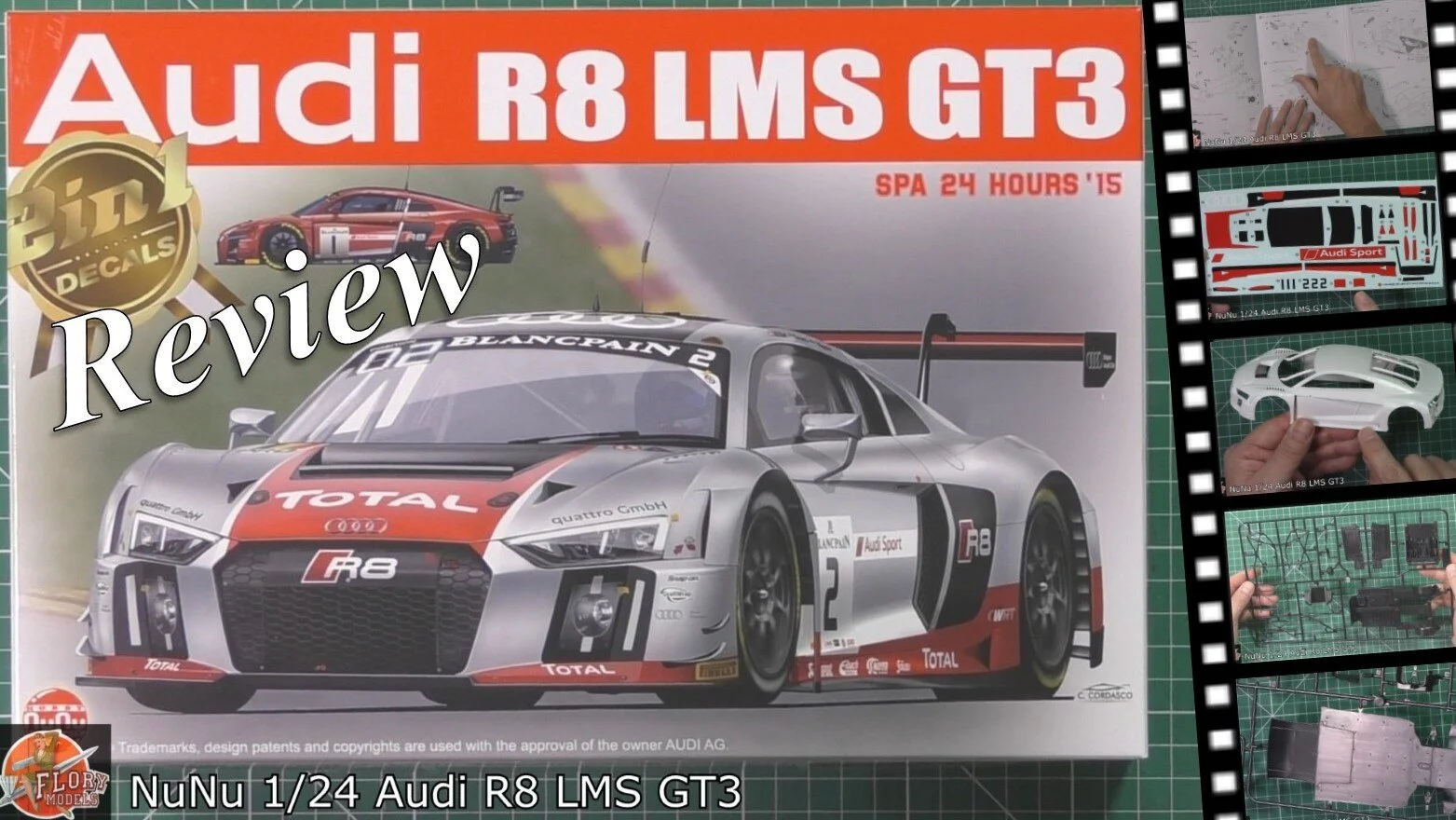 NuNU 1/24 Audi R8 GT3 review