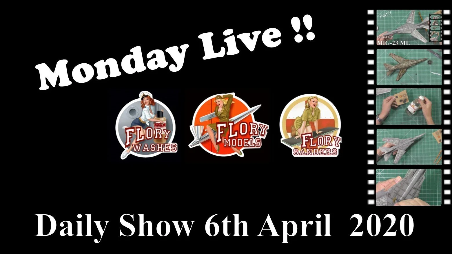 Live show Monday 3pm 6th April 2020