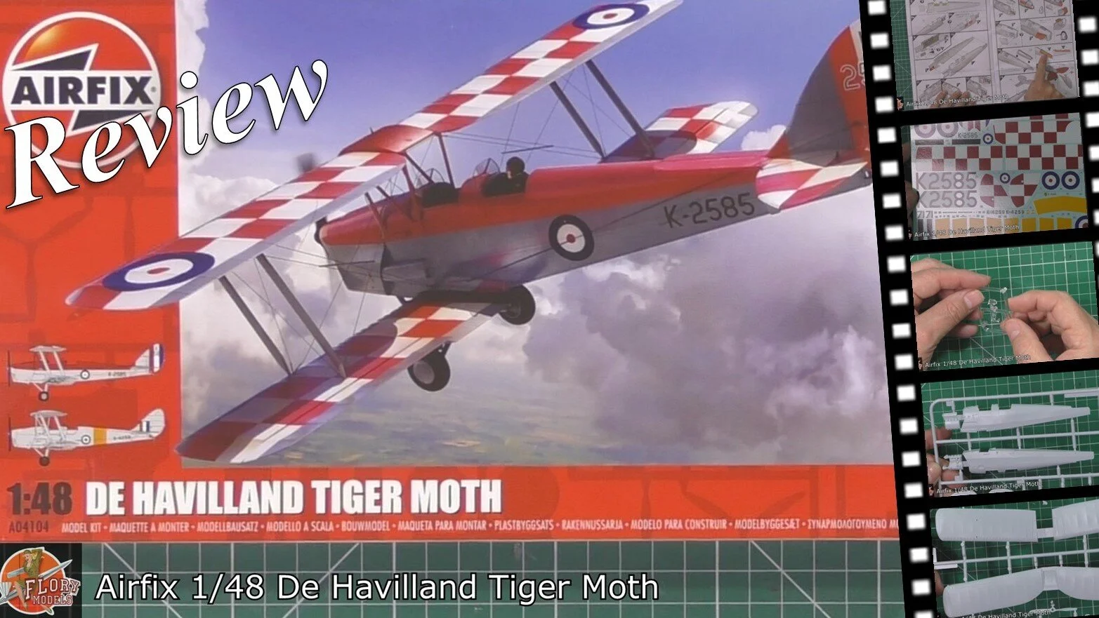 Airfix 1/48 De Havilland Tiger Moth Review