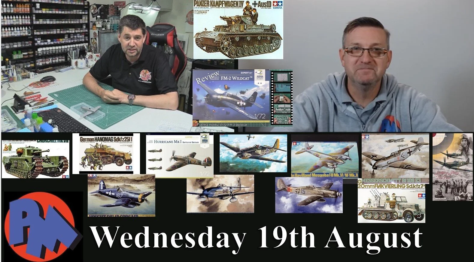 PM Models show Wednesday 19th August 2020