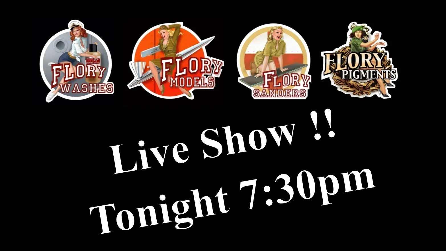 Live show Thursday 19:30 (GMT+1) 27th August 2020