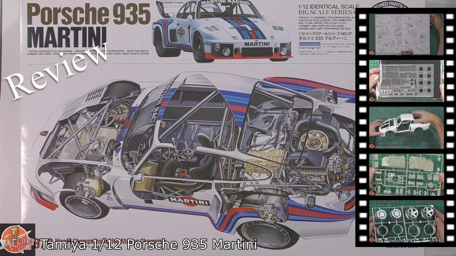 Tamiya 1/12 Porsche 935 Martini review