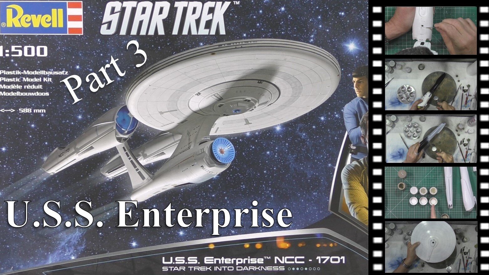 Revell /1500 Enterprise NCC -1701 Part 3