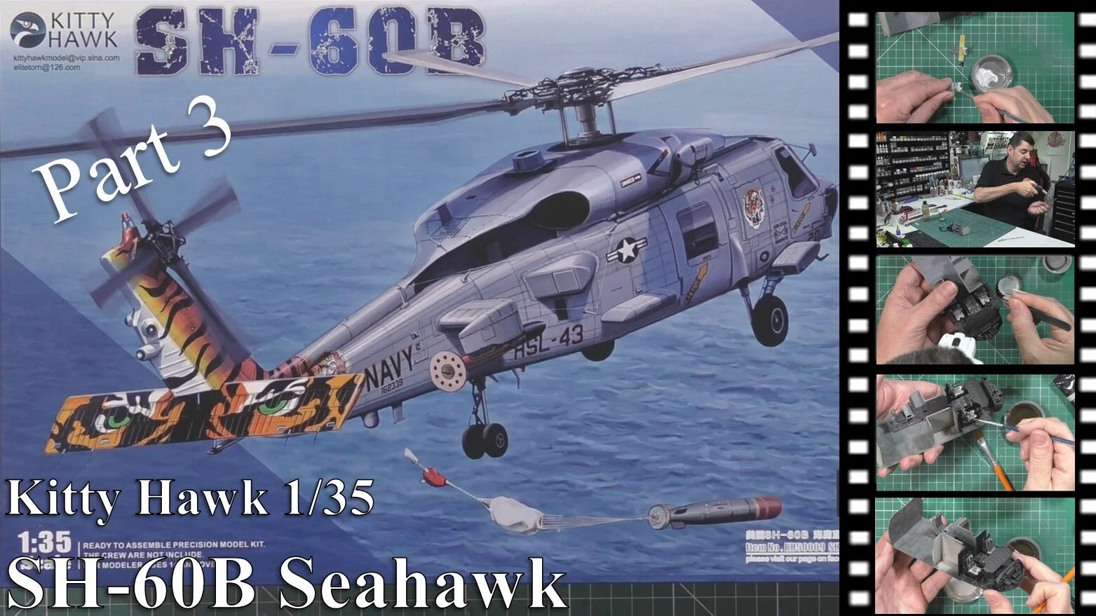 Kitty Hawk 1/35 SH-60B Sea Hawk Part 3