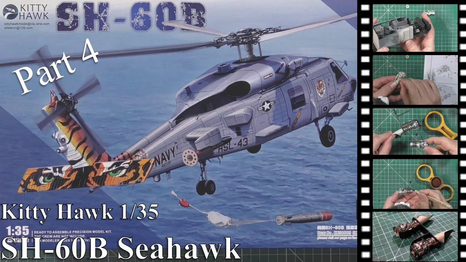 Kitty Hawk 1/35 Sh-60B Sea Hawk Part 5