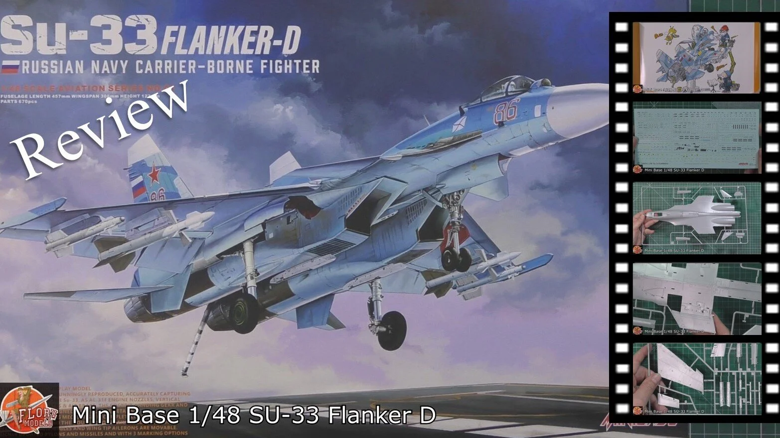 Minibase 1/48 SU-33 Flanker D review