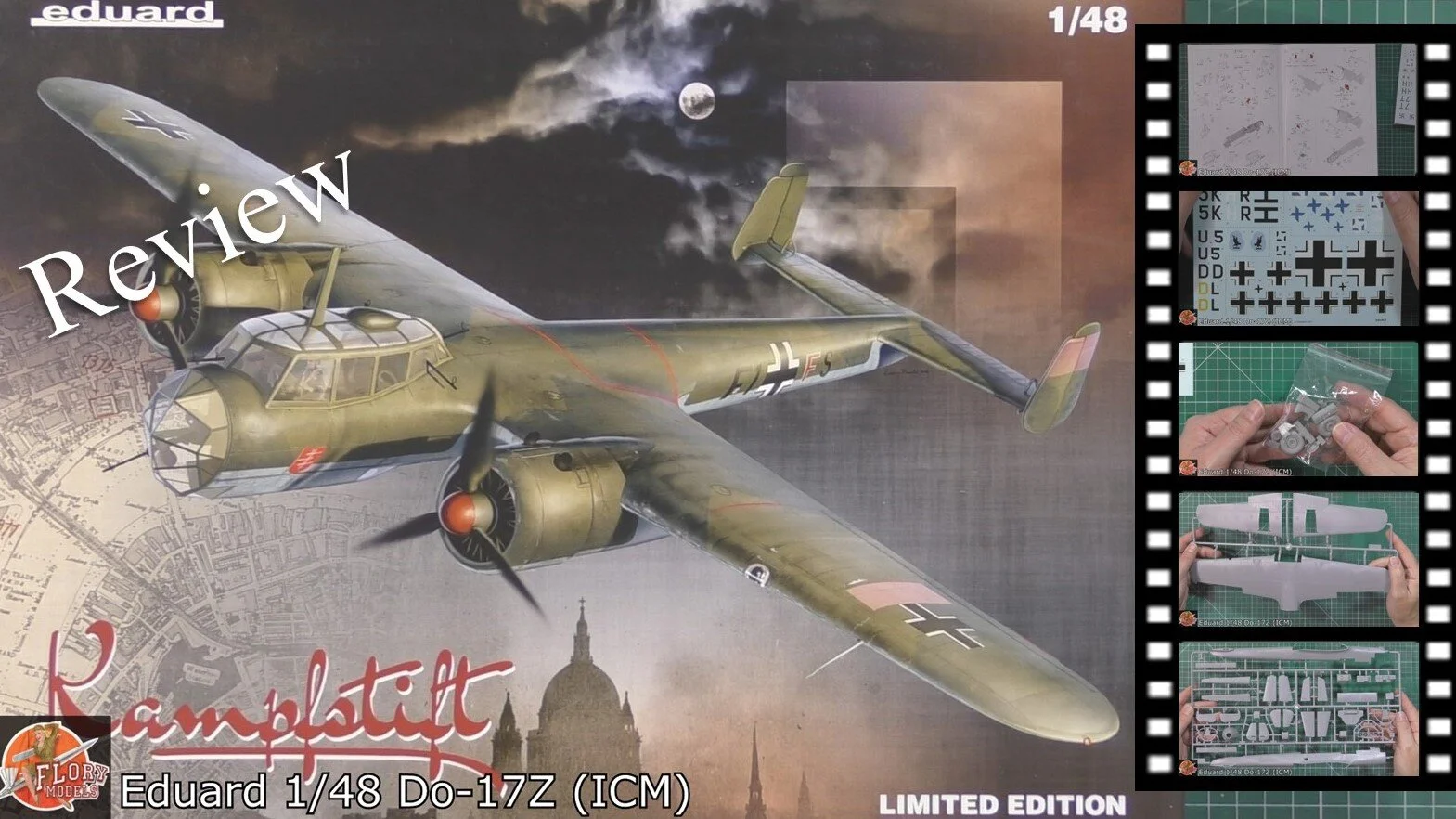 Eduard 1/48 Do-17Z ICM Review