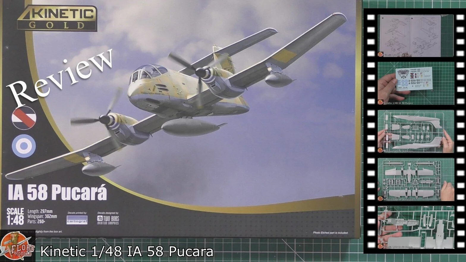 Kinetic 1/48 IA 58 Pucara review