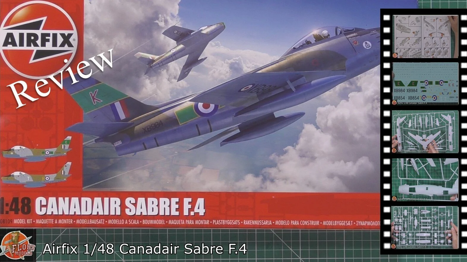 Airfix 1/48 Canadair Sabre F4 review