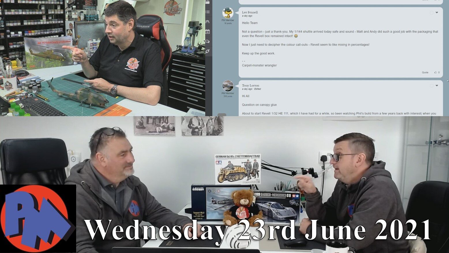 PM Models show 23rd June 2021 