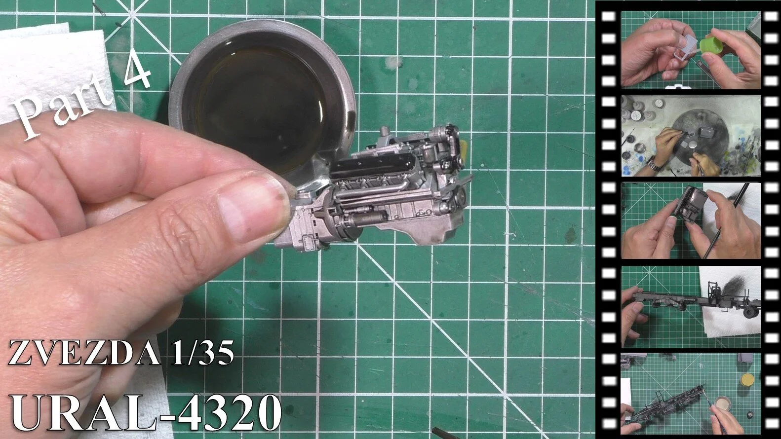 Zvezda 1/35 URAL 4320 Part 4