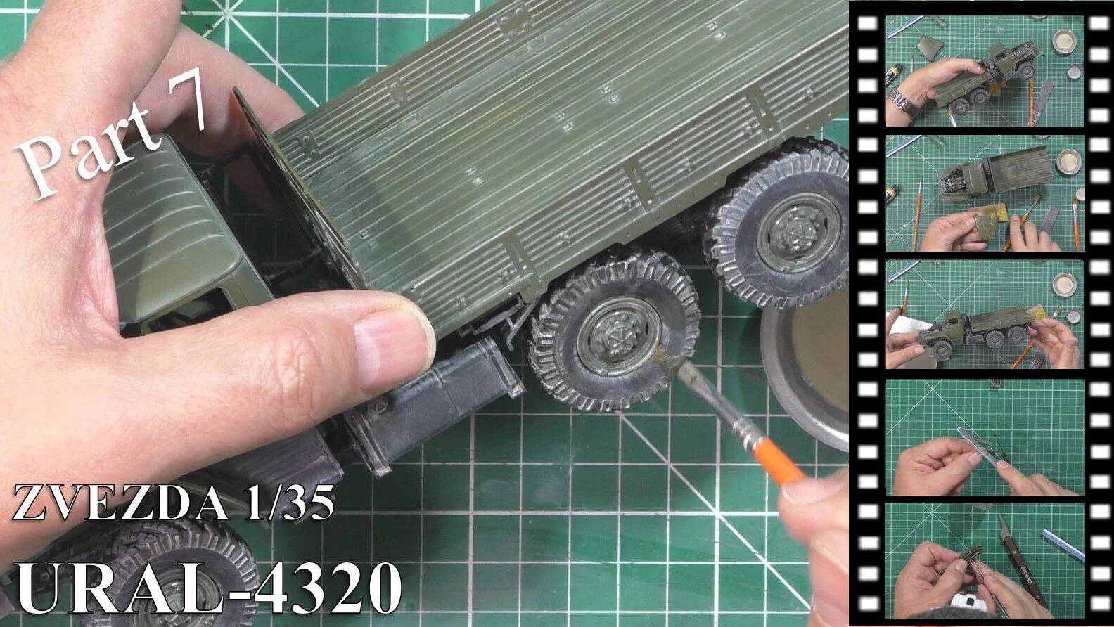 Zvezda 1/35 URAL 4320 Part 7
