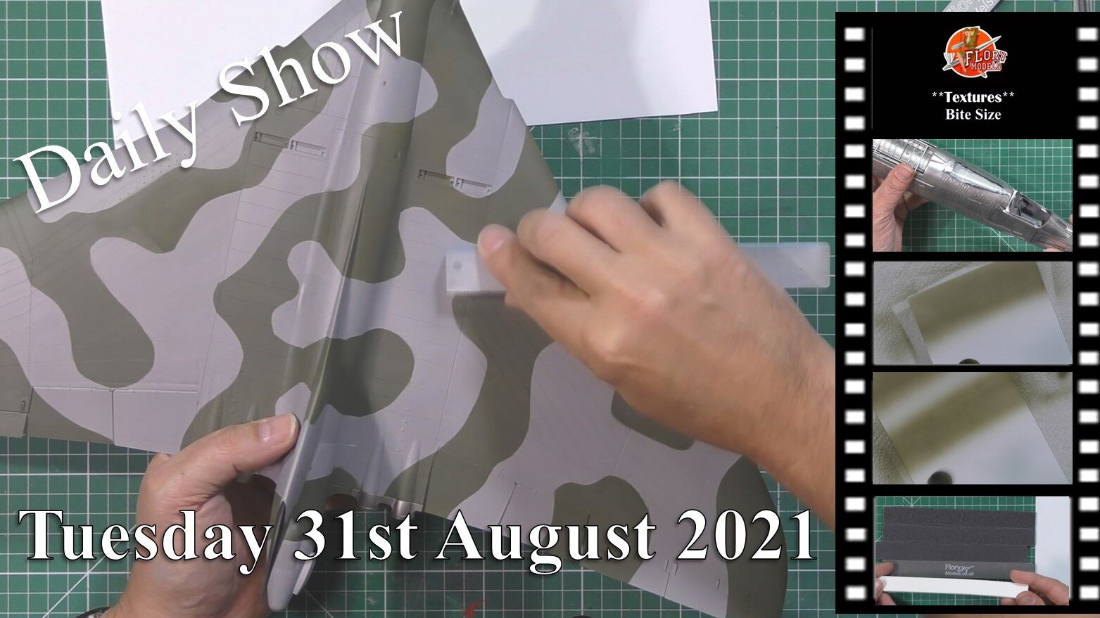 Textures !! Daily Show Tuesday 31st August 2021