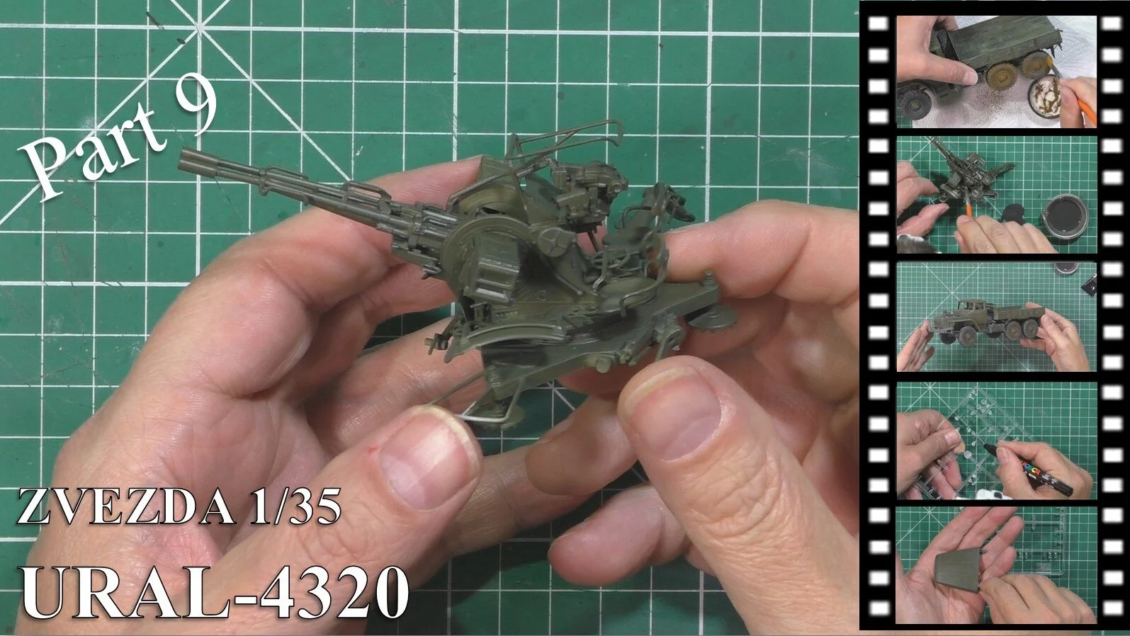 Zvezda 1/35 URAL 4320 Part 9