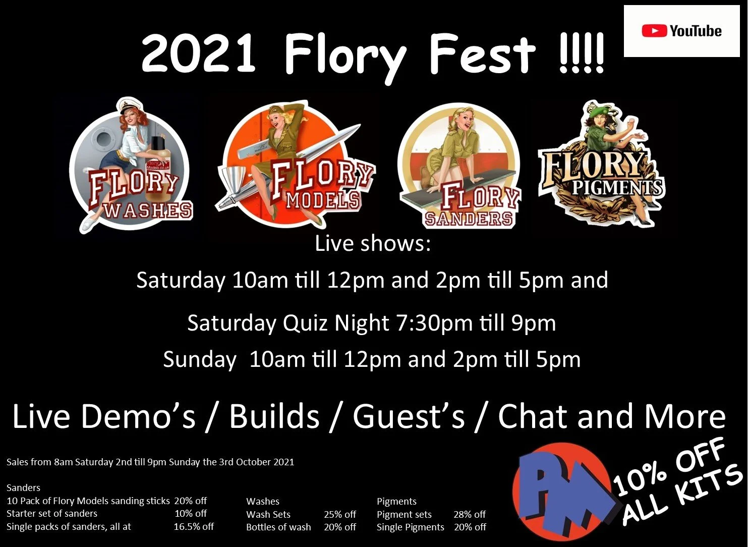 Live Flory Fest 2021 2nd &amp; 3rd October 