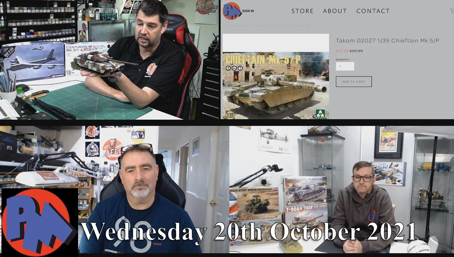 PM Models show 20th October 2021