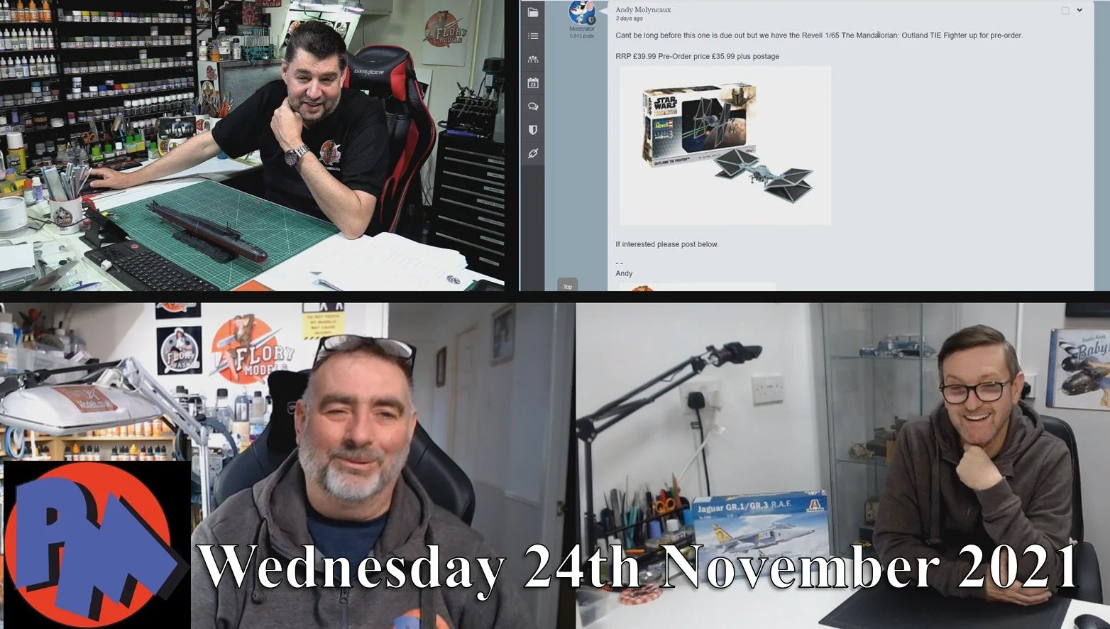 PM Models show 24th November 2021