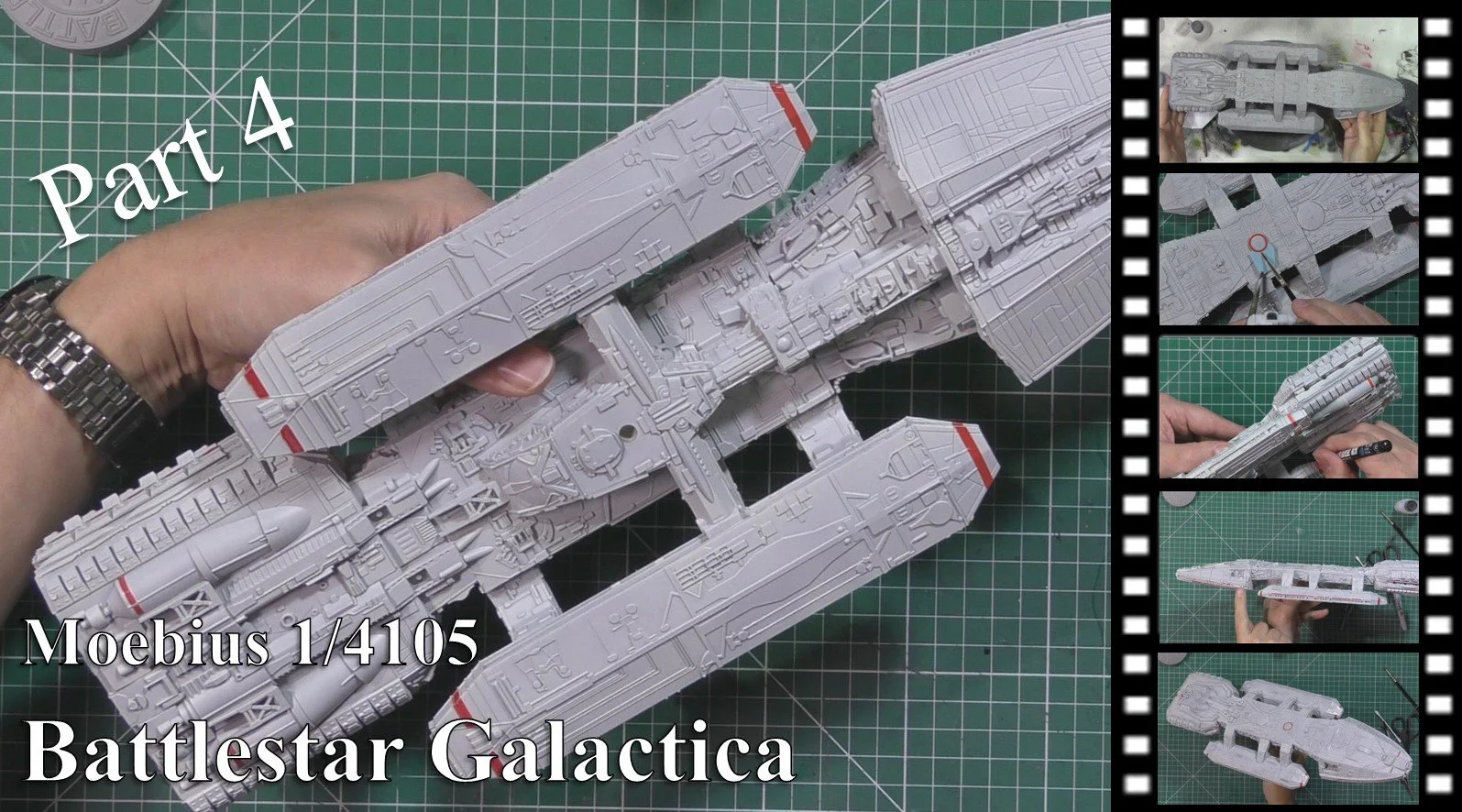 Moebius 1/4105 Battlestar Galactica Part 4