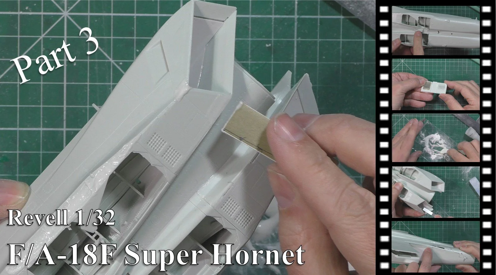 Revell 1/32 F/A-18F Super Hornet Video Build Part 3