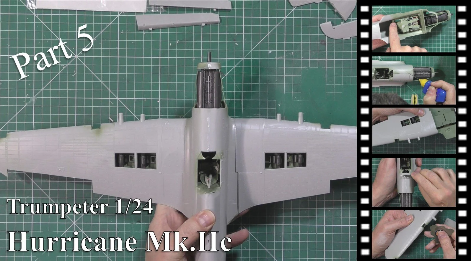 Trumpeter 1/24 Hurricane Mk.IIC Video Build Part 5