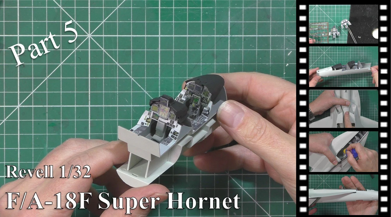 Revell 1/32 F/A-18F Super Hornet Video Build Part 5