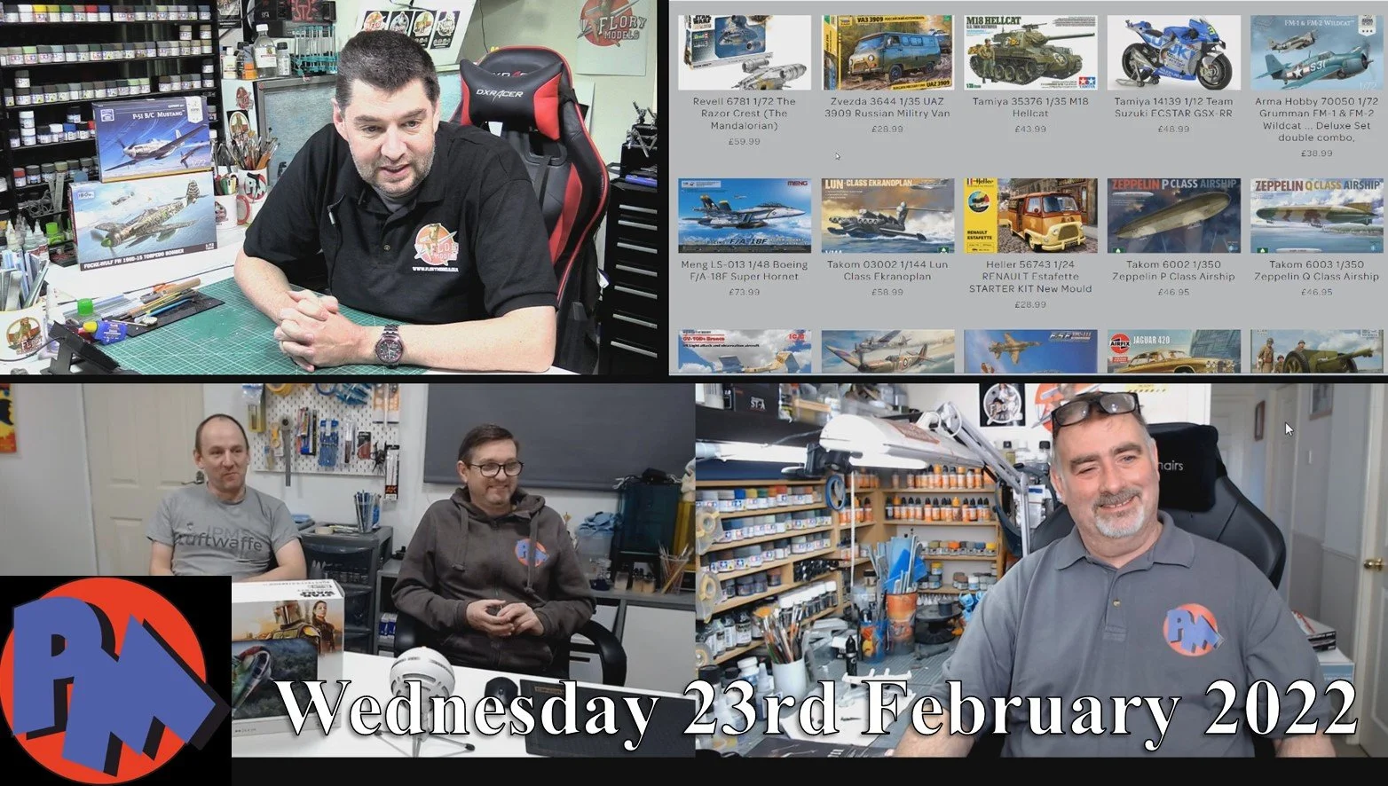 PM Models show 23rd Feb 2022