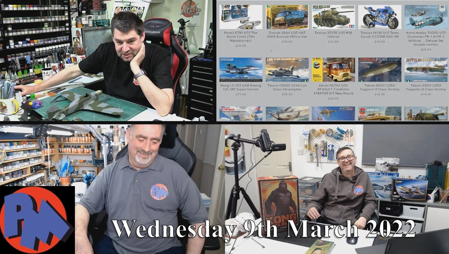 PM Models show 9th March 2022