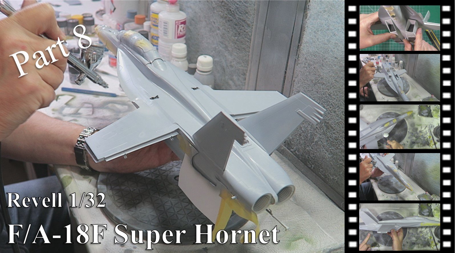 Revell F/A-18F Super Hornet Video Build Part 8