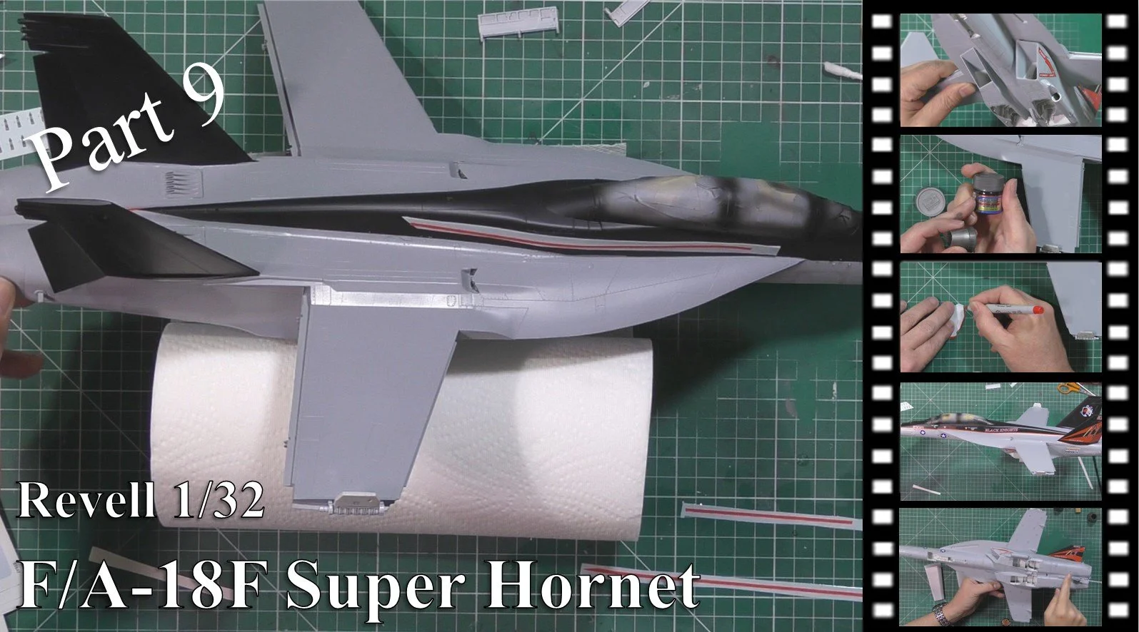 Revell 1/32 F/A-18F Super Hornet Video Build Part 9