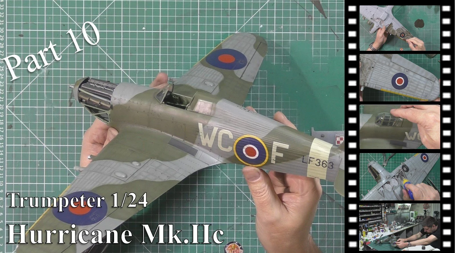 Trumpeter 1/24 Hurricane Mk.IIC Video Build Part 10
