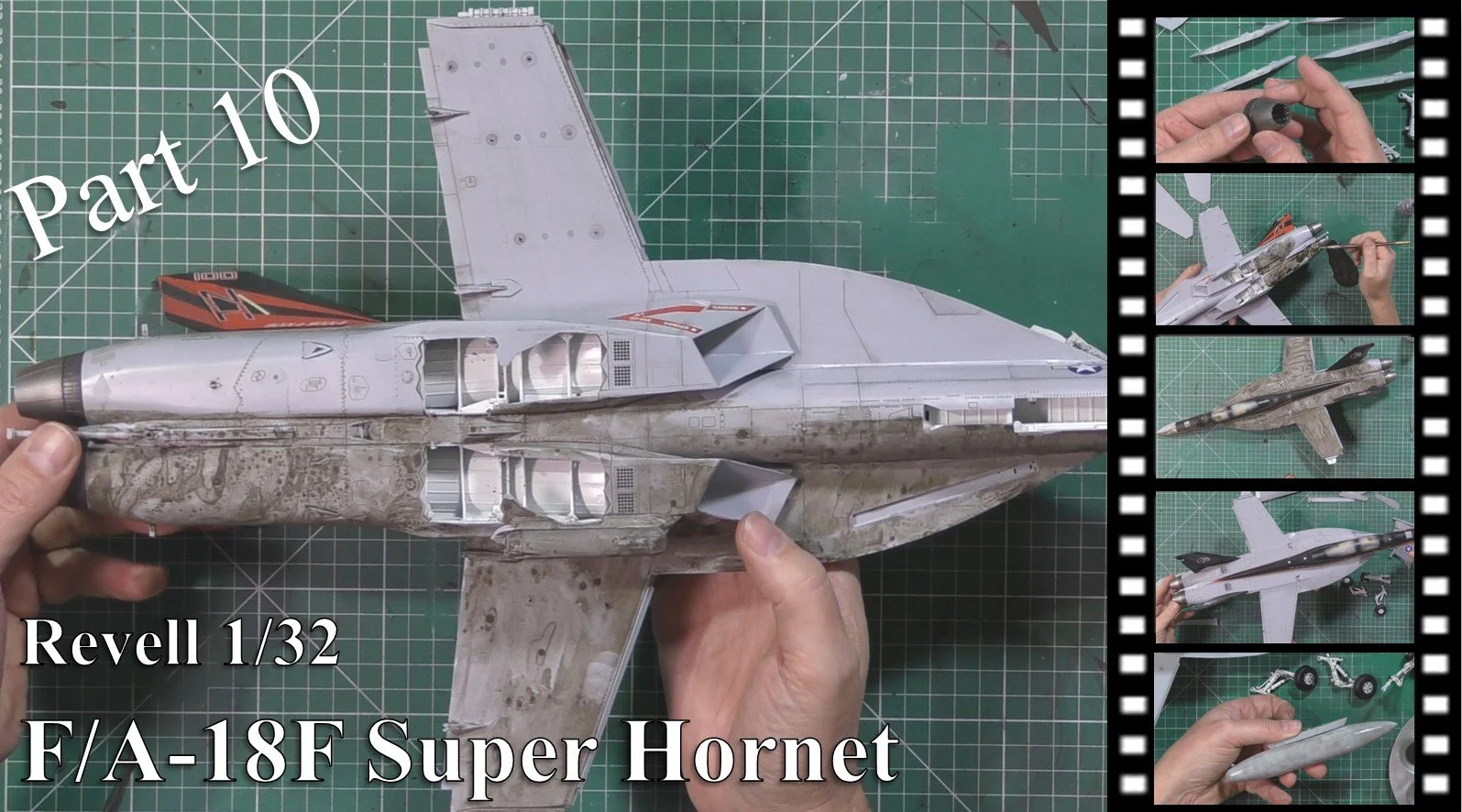 Revell 1/32 F/A-18F Super Hornet Video Build Part 10