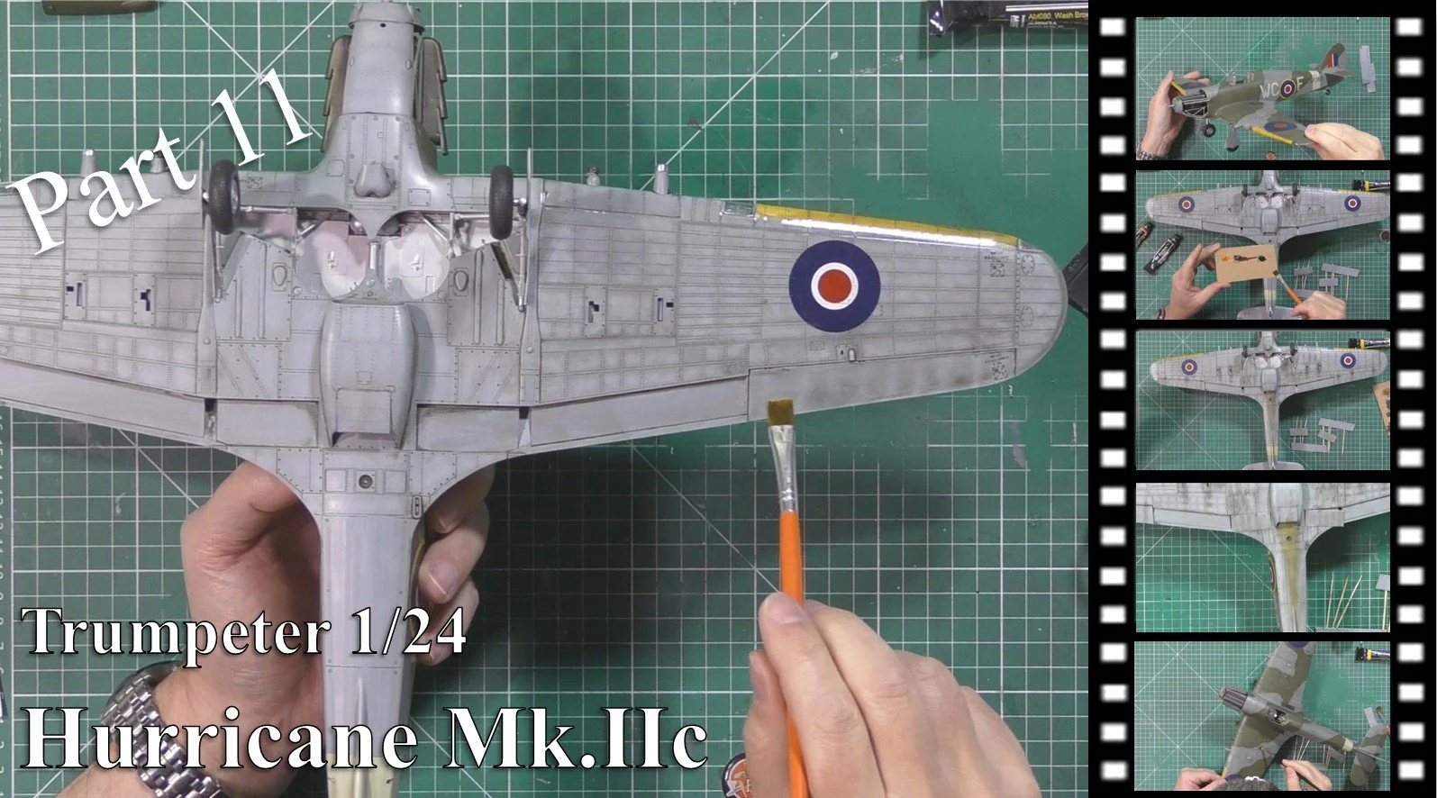 Trumpeter 1/24 Hurricane Mk.IIC Video Build Part 11