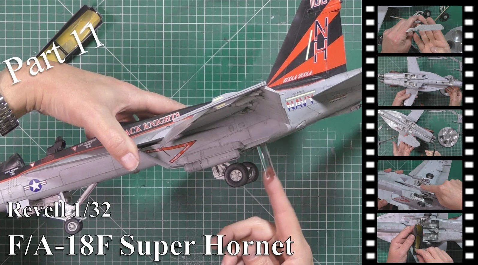 Revell 1/32 F/A-18F Super Hornet Video Build Part 11