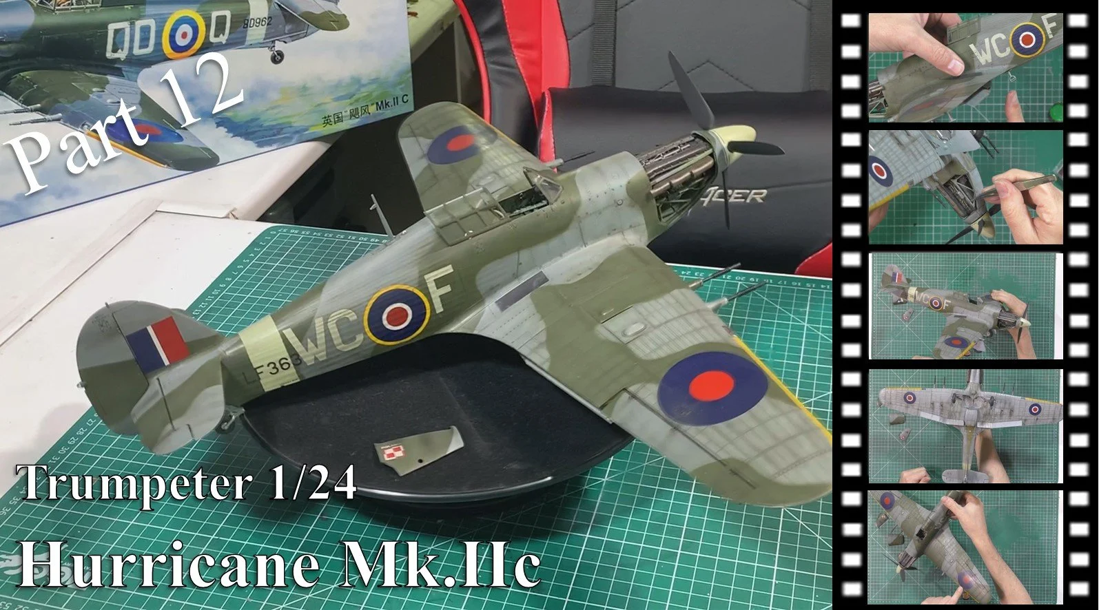 Trumpeter 1/24 Hurricane Mk.IIC Video Build Part 12