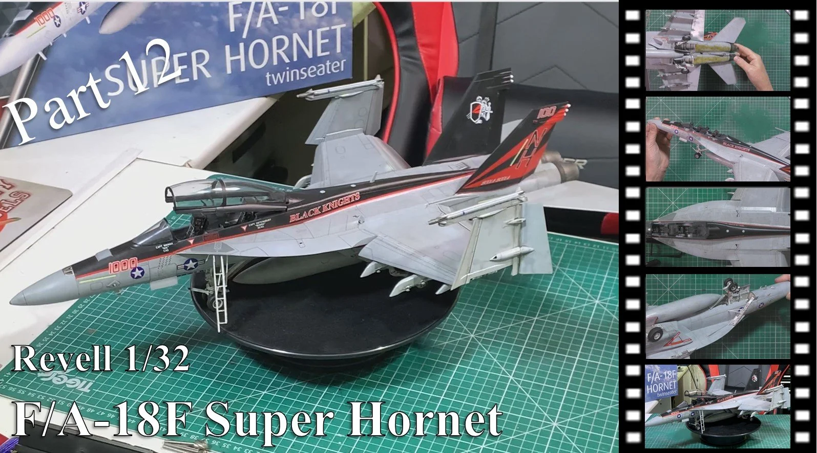Revell 1/32 F/A-18F Super Hornet Video Build Part 12 