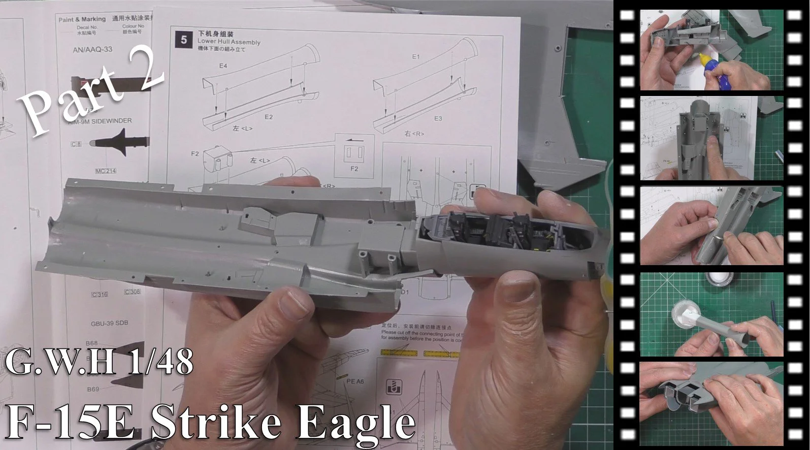 GWH 1/48 F-15E Strike Eagle Video Build Part 2