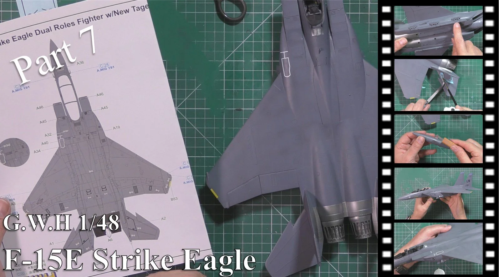 GWH 1/48 F-15E Strike Eagle Video Build Part 7