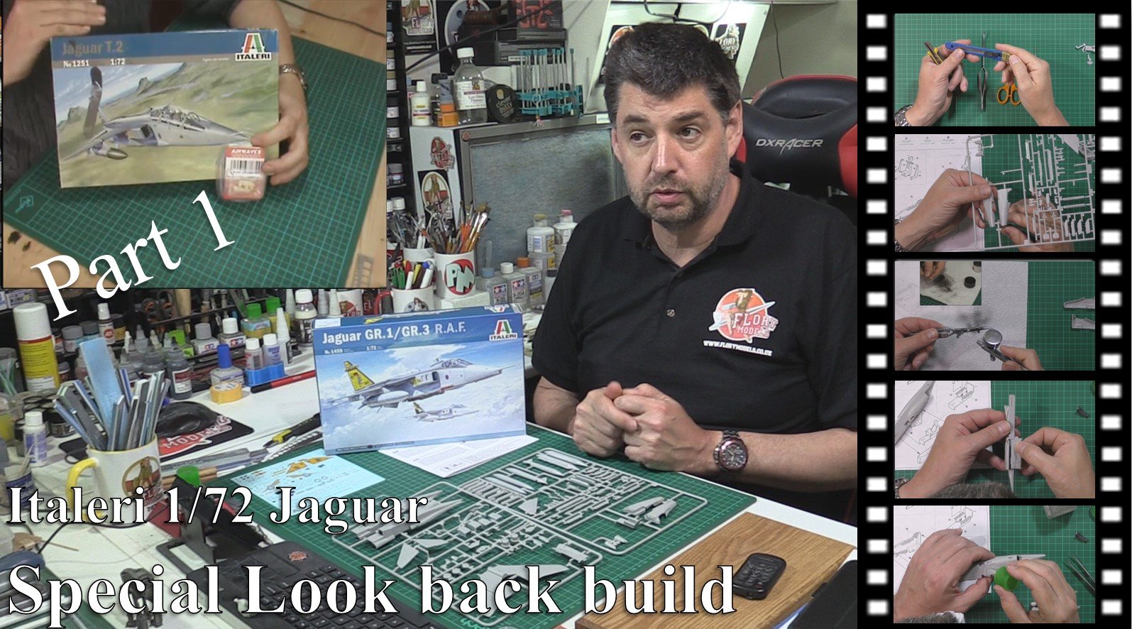 Special Look Back Italeri 1/72 Jaguar Video build Part 1