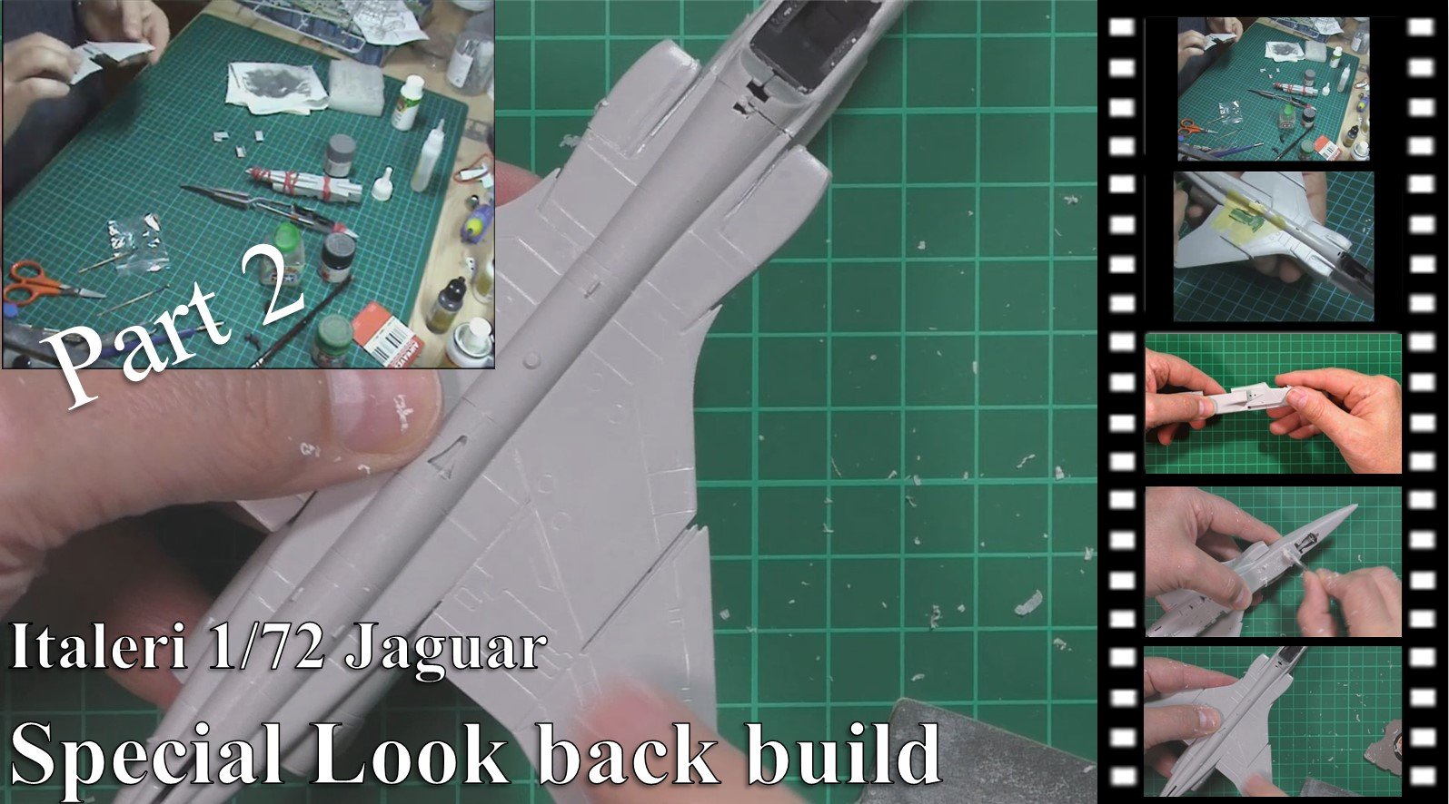 Special Look Back Italeri 1/72 Jaguar Video build Part 2 