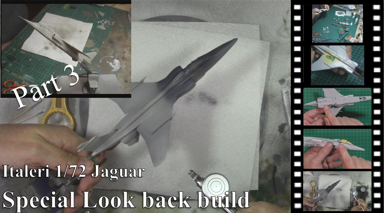 Italeri 1/72 Jaguar Then and Now Video build Part 3