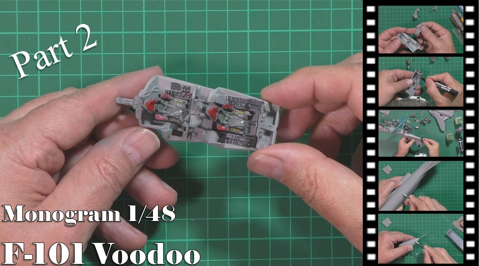 Monogram 1/48 Voodoo Video build Part 2